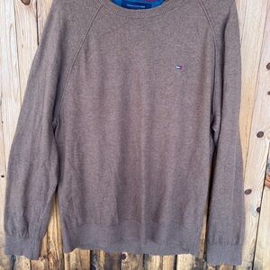 Tommy Hilfiger Brown Crewneck Sweater Classic Knit